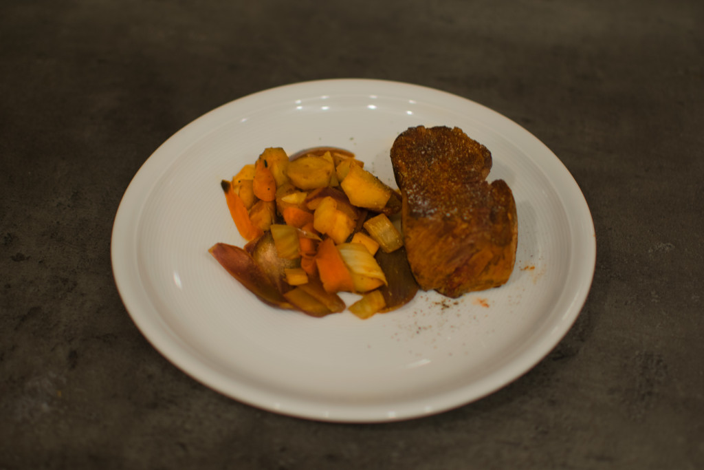 Zimtgemüse mit Rinderfilet