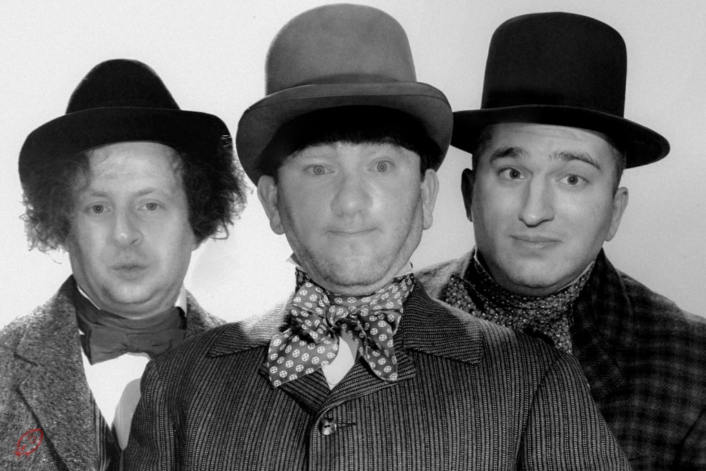 PHONY EXPRESS, Larry Fine, Moe Howard, Curly Howard [The Three Stooges], 1943